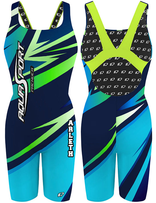 aqua sport - Classic Strap Long Knee Women Jammer