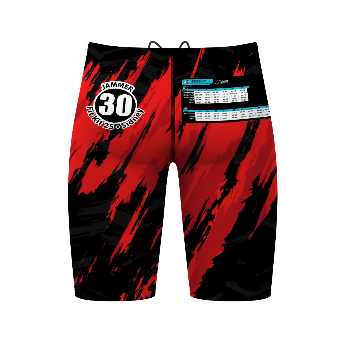 Fit Kit 25 (size chart en cm) - Jammer Swimsuit