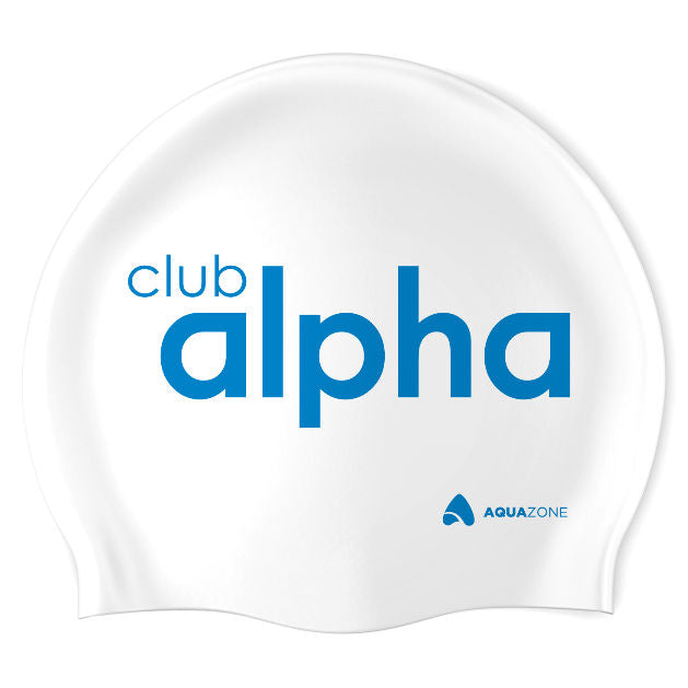 Grupo ALPHA 06 (WHT/04) - Classic Silicone Swimming Cap