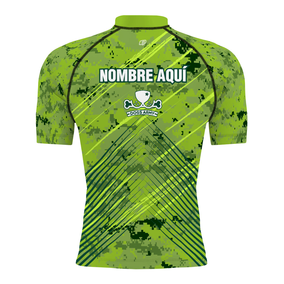 Dogs Army V2 - Men's Surf UPF50+ Short Sleeve Rash Guard
