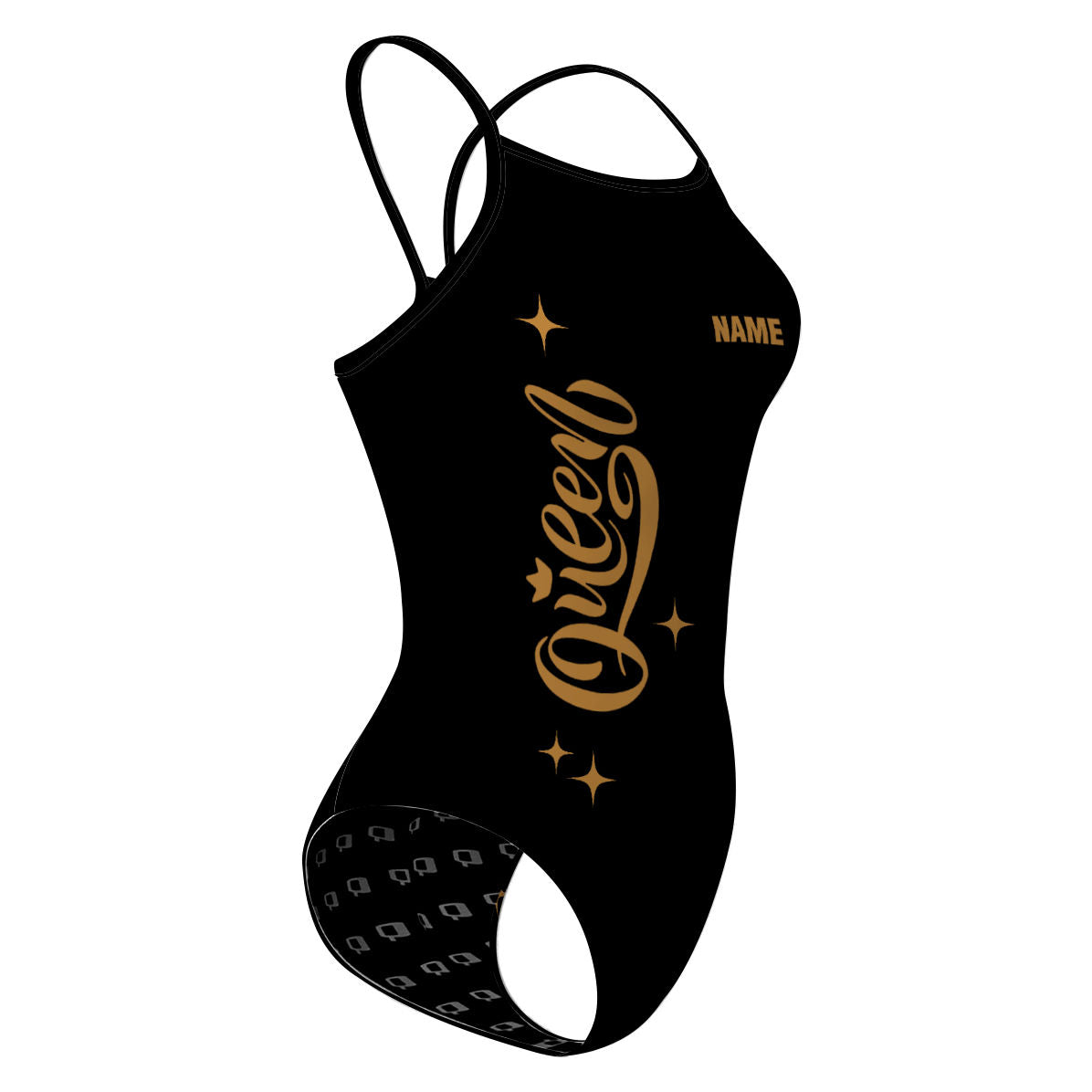 Queens - Skinny Strap Swimsuit