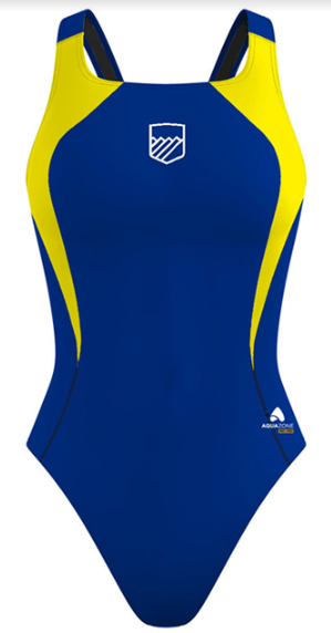 TB DAMA PBT Wave Rey /Amarillo - Classic Strap Swimsuit COLEGIO ANDES
