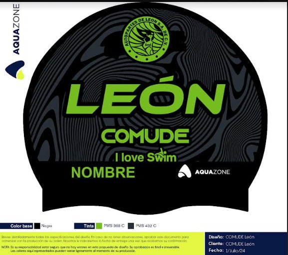 GORRA COMUDE LEON PATROCINIO PERSONALIZADA