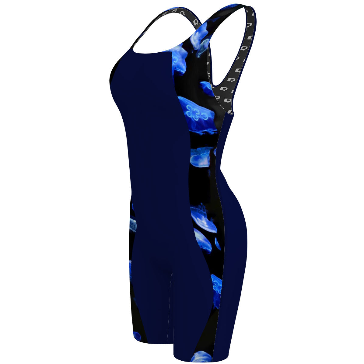 Dance of the Jellies - Costados semi-sublimado - Classic Strap Long Knee Women Jammer