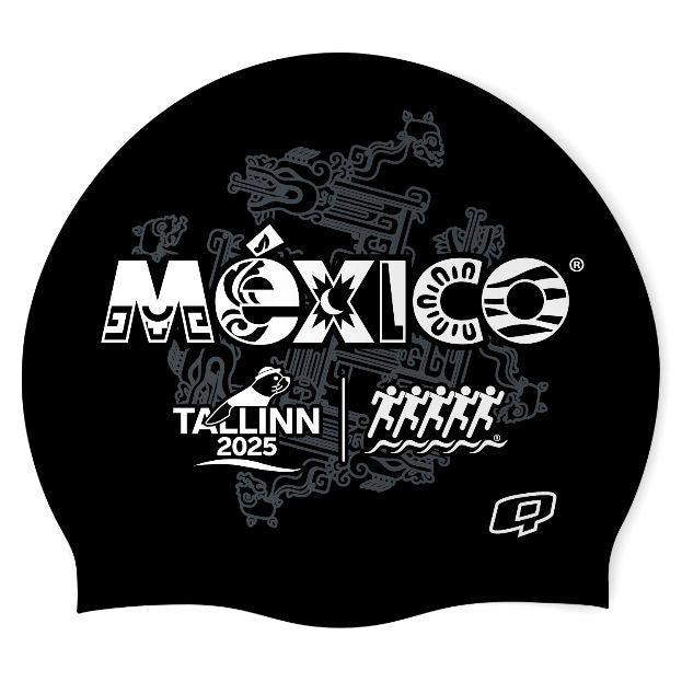 ICG25 Black - Classic Silicone Swimming Cap
