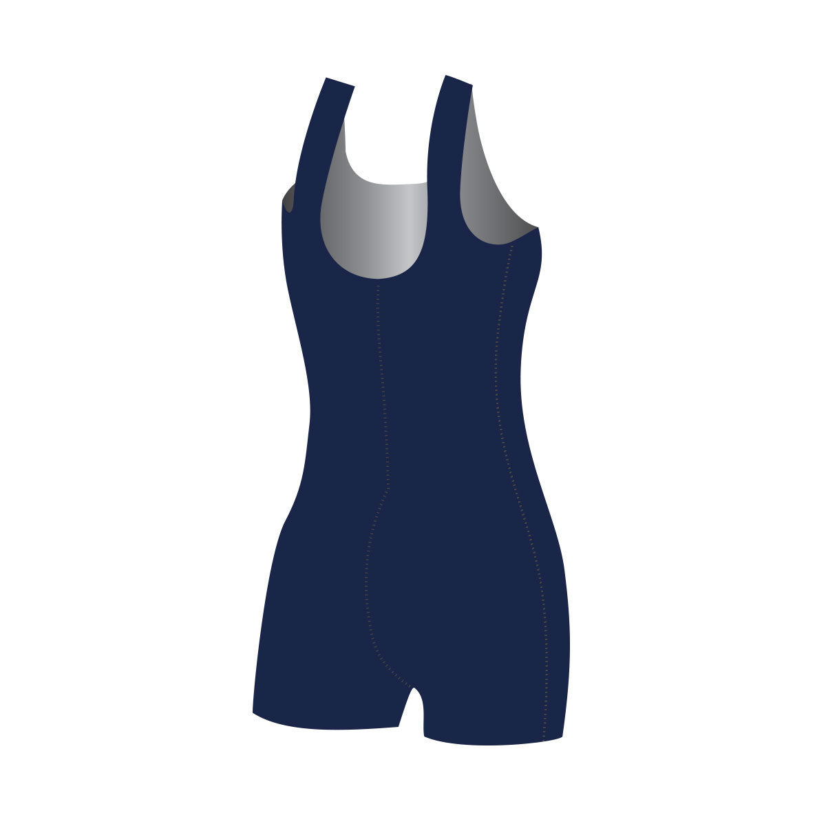T-B DAMA LYCRA BASIC SOLID JAMMER PIERNA CORTA MARINO