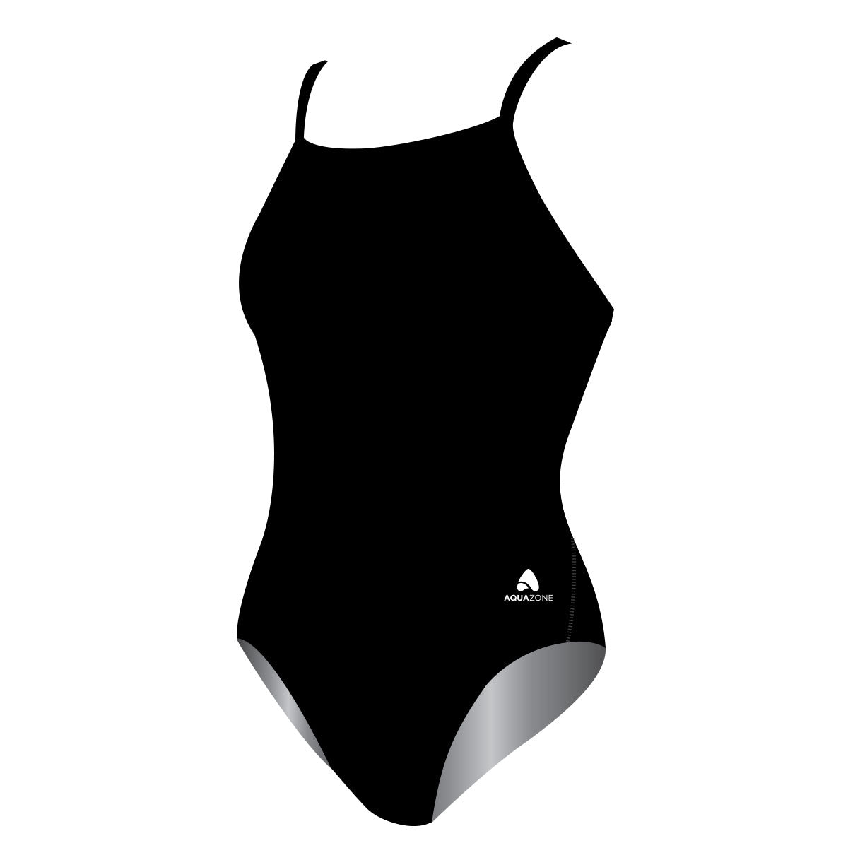 ●T-B DAMA PBT LISO BASIC SOLID SKINNY STRAP RACER BACK NEGRO OS