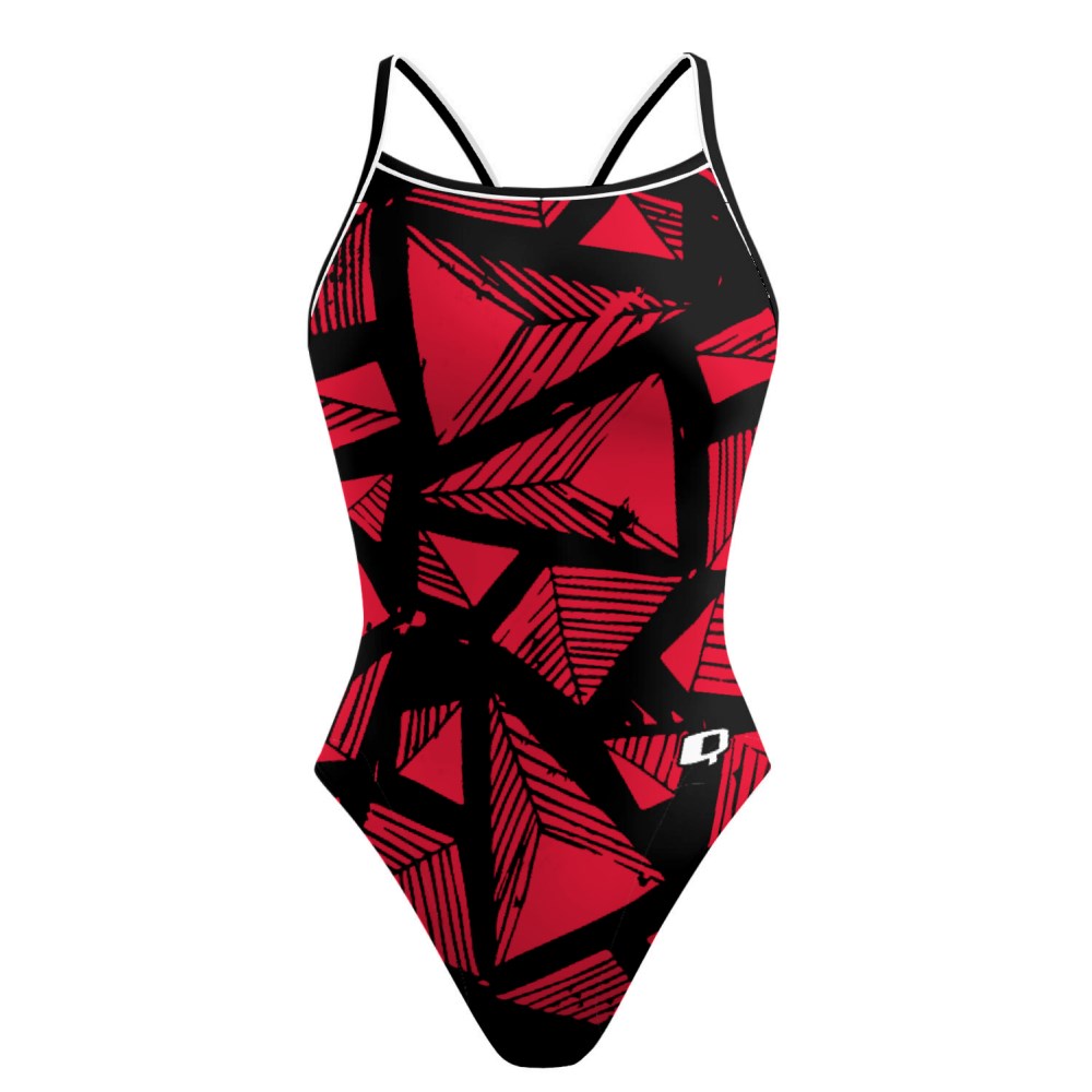 Pyramid-Black/Red-20 - Skinny Strap