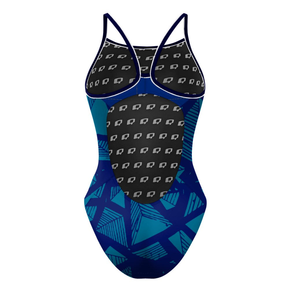 Pyramid-Navy/Royal-20 - Skinny Strap