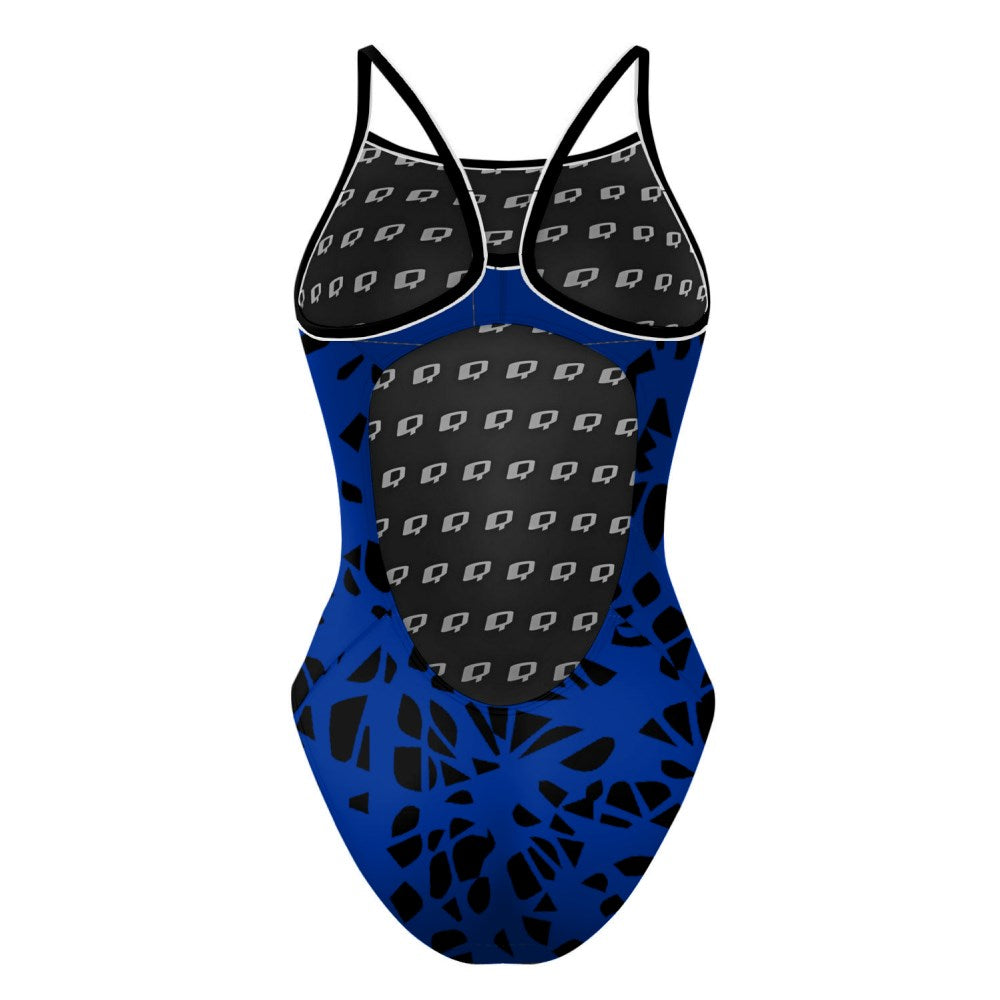 Laser-Royal/Black-20 - Skinny Strap