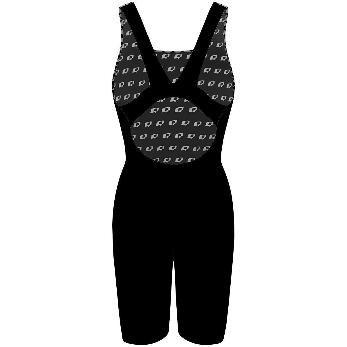 Semi14 triangulos dark gray - Classic Strap Long Knee Women Jammer