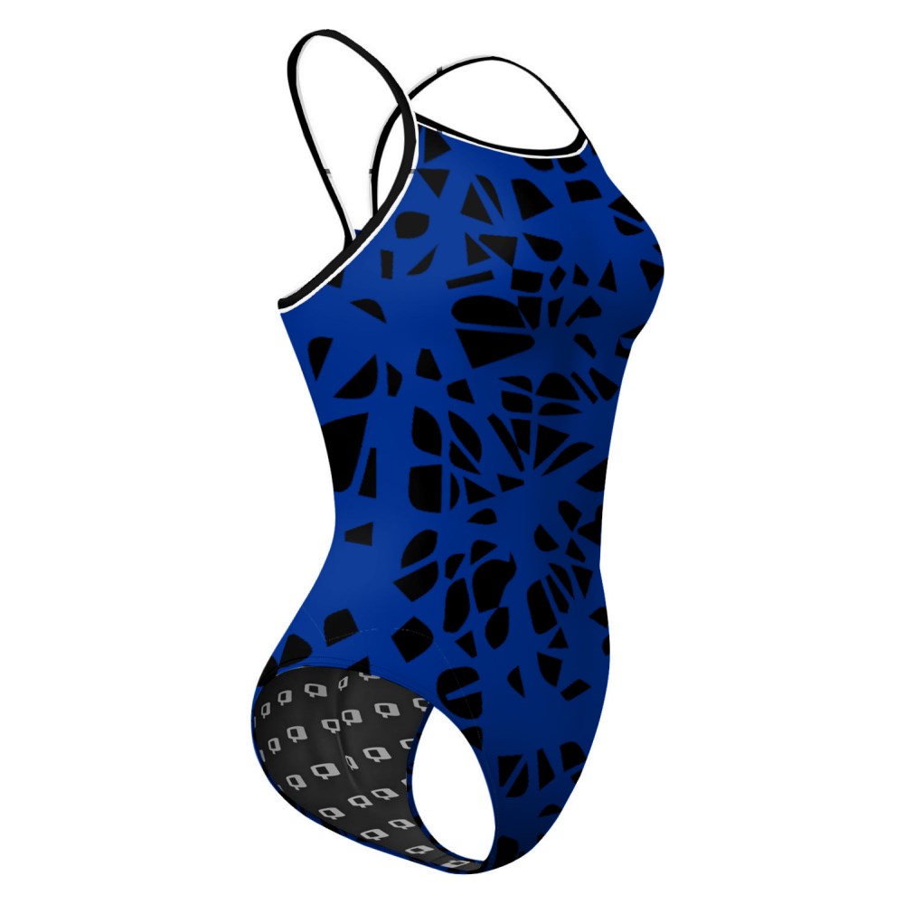 Laser-Royal/Black-20 - Skinny Strap
