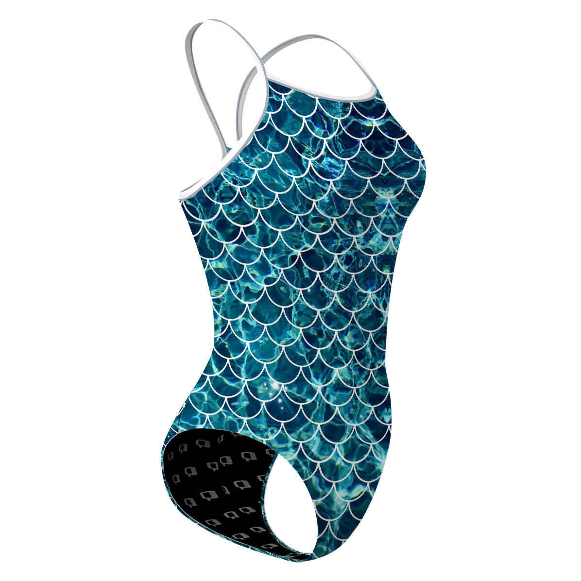 Scales - Skinny Strap Swimsuit