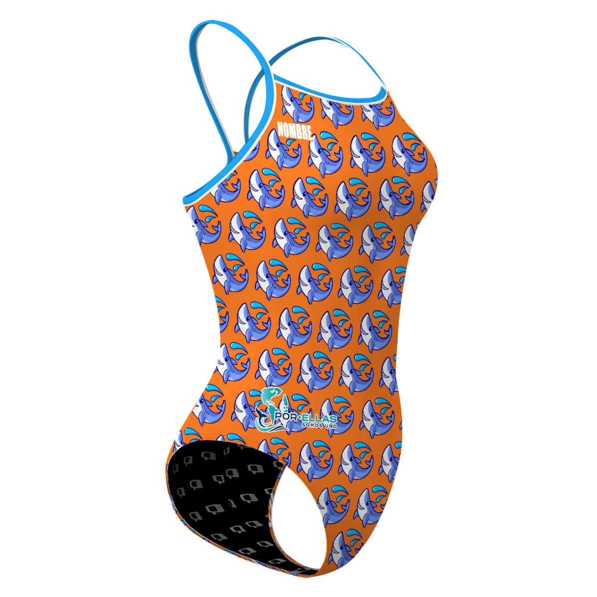 MM Tiburones - Skinny Strap Swimsuit