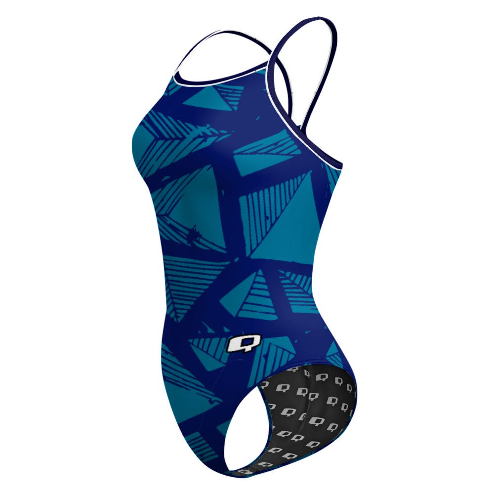 Pyramid-Navy/Royal-20 - Skinny Strap