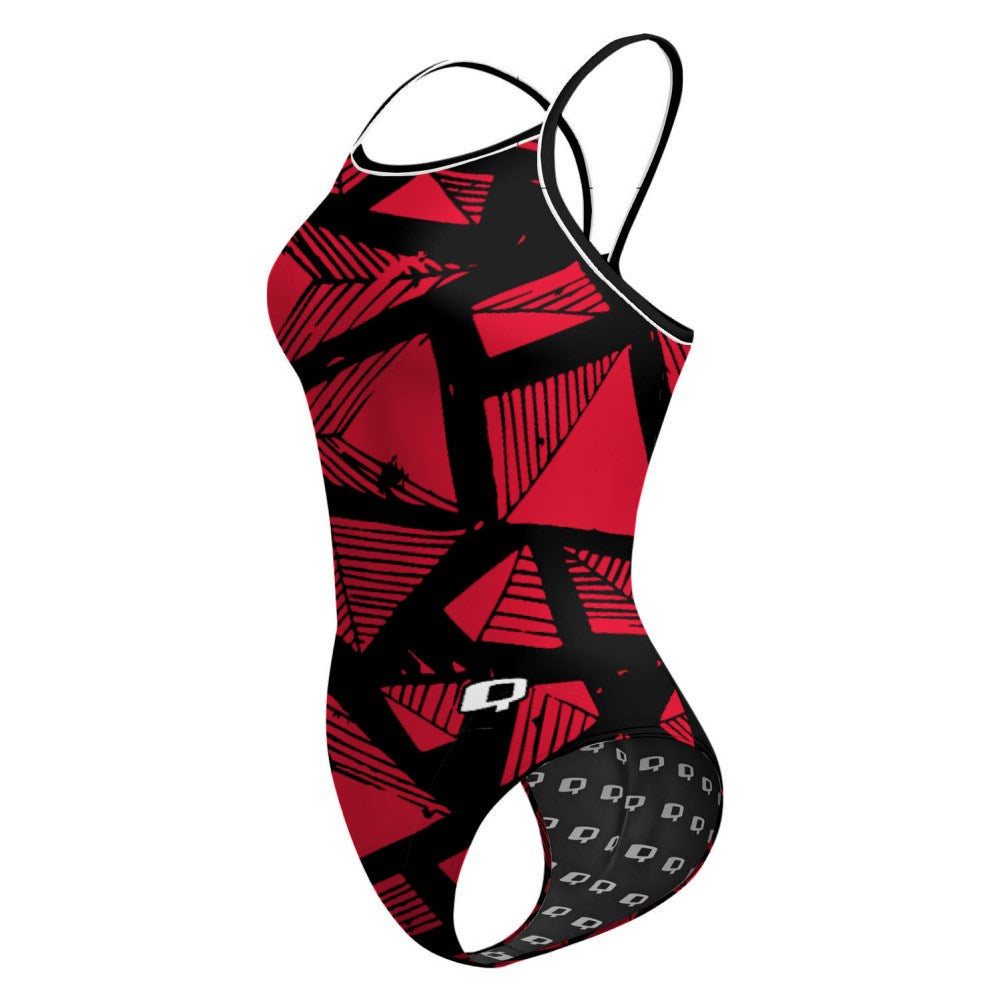 Pyramid-Black/Red-20 - Skinny Strap