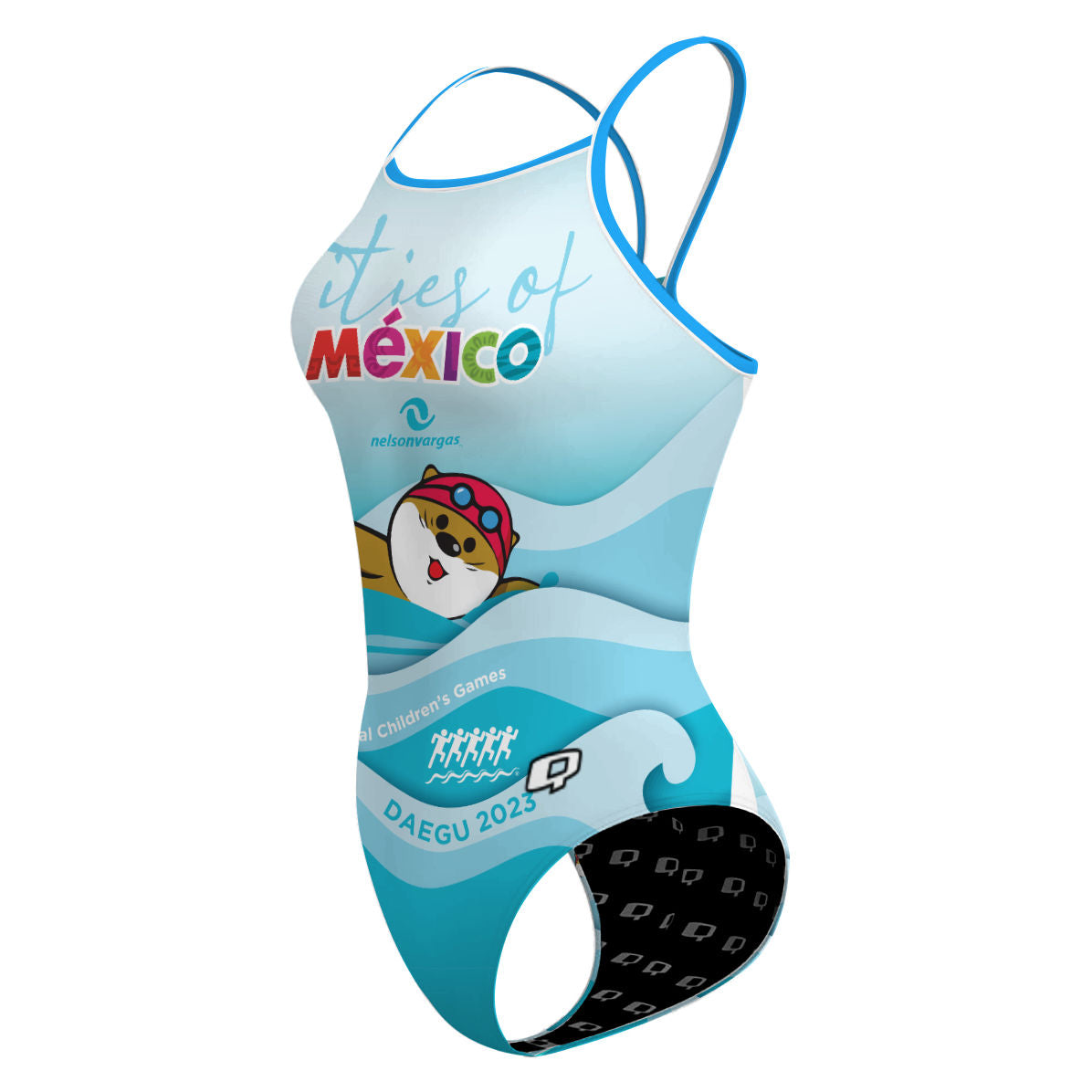 ICG Daegu (blue) - Skinny Strap Swimsuit