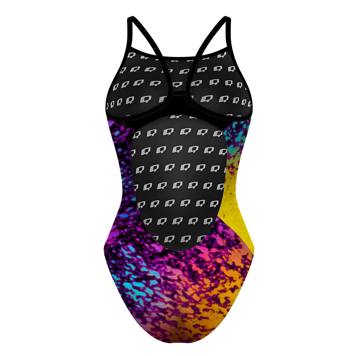 Yola - Retro Splash - Skinny Strap Swimsuit