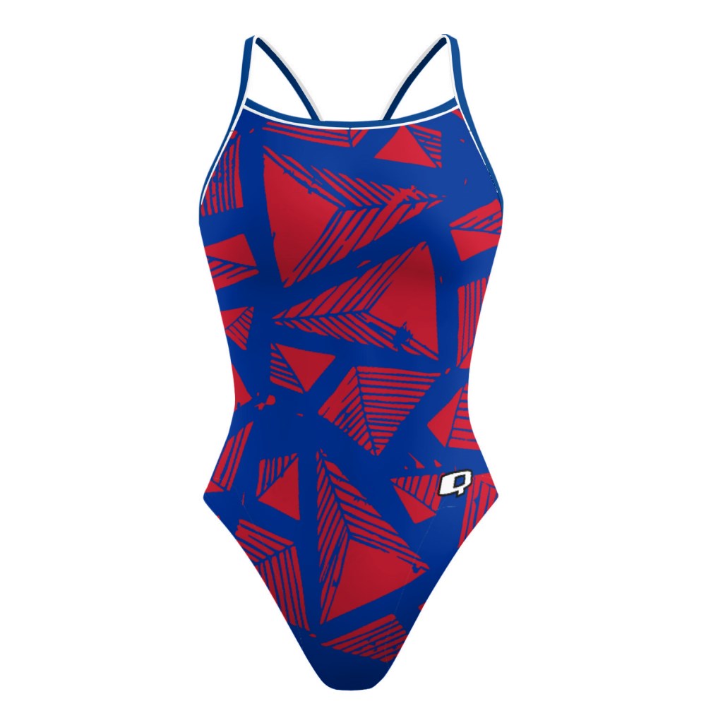 Pyramid-Royal/Tomato-20 - Skinny Strap