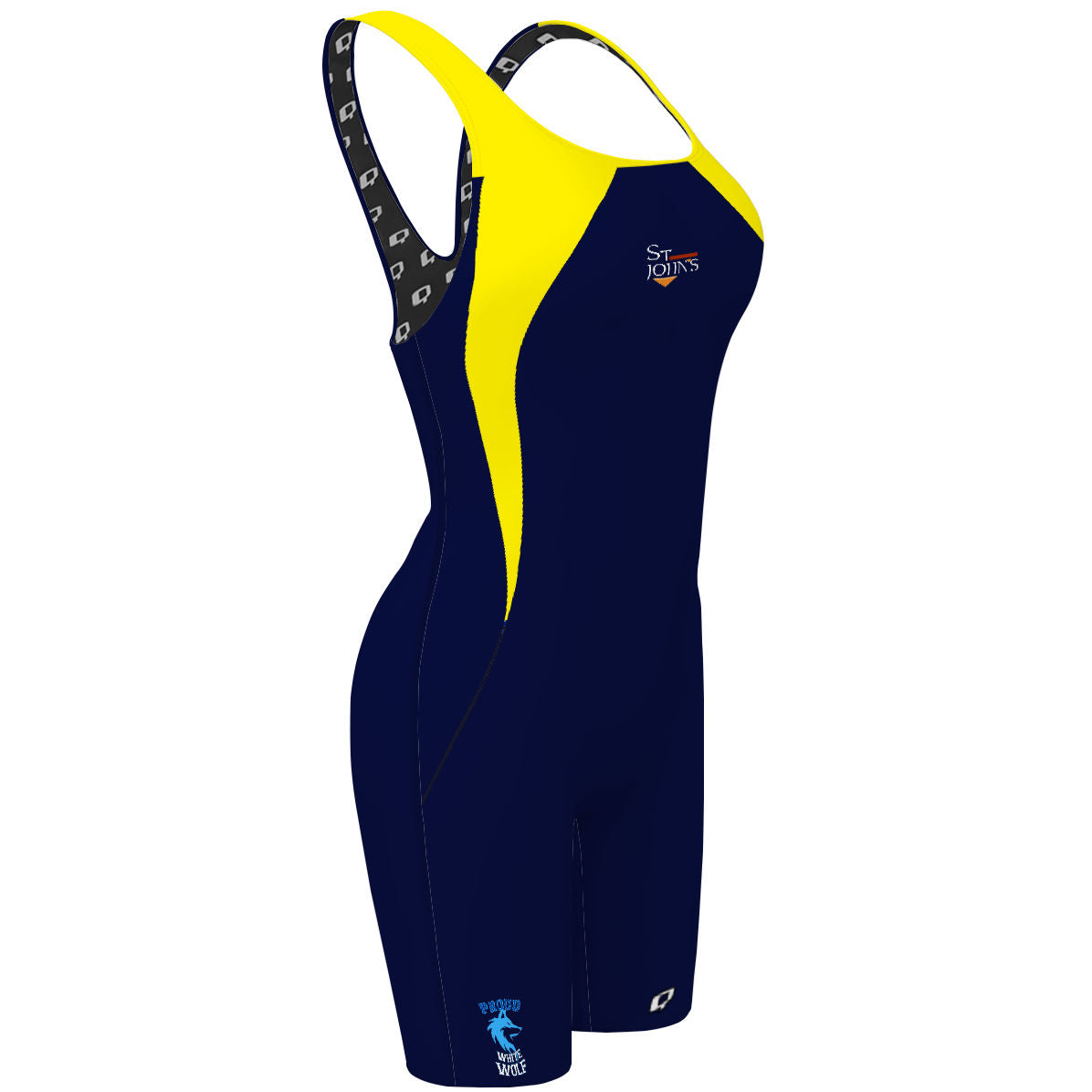 St. Johns Wave Solid - Classic Strap Long Knee Women Jammer