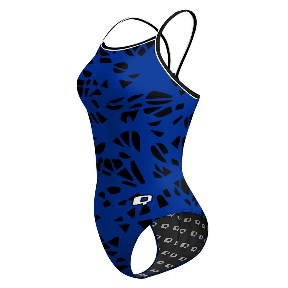 Laser-Royal/Black-20 - Skinny Strap