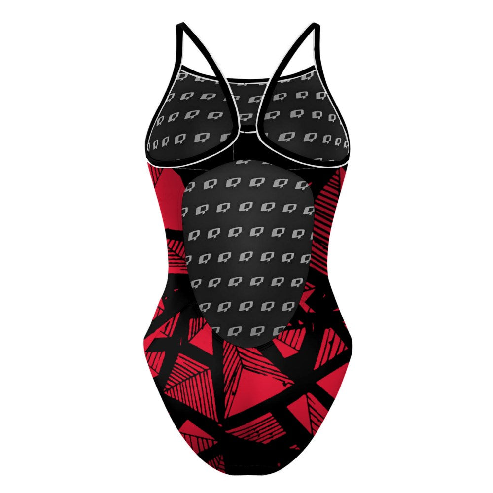 Pyramid-Black/Red-20 - Skinny Strap