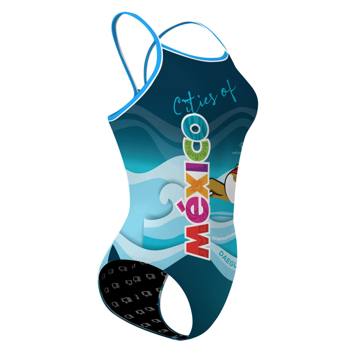 ICG Daegu (navy) - Skinny Strap Swimsuit