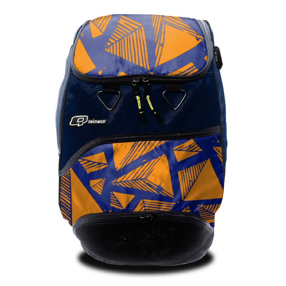Pyramid-Navy/Orange-20 - Backpack