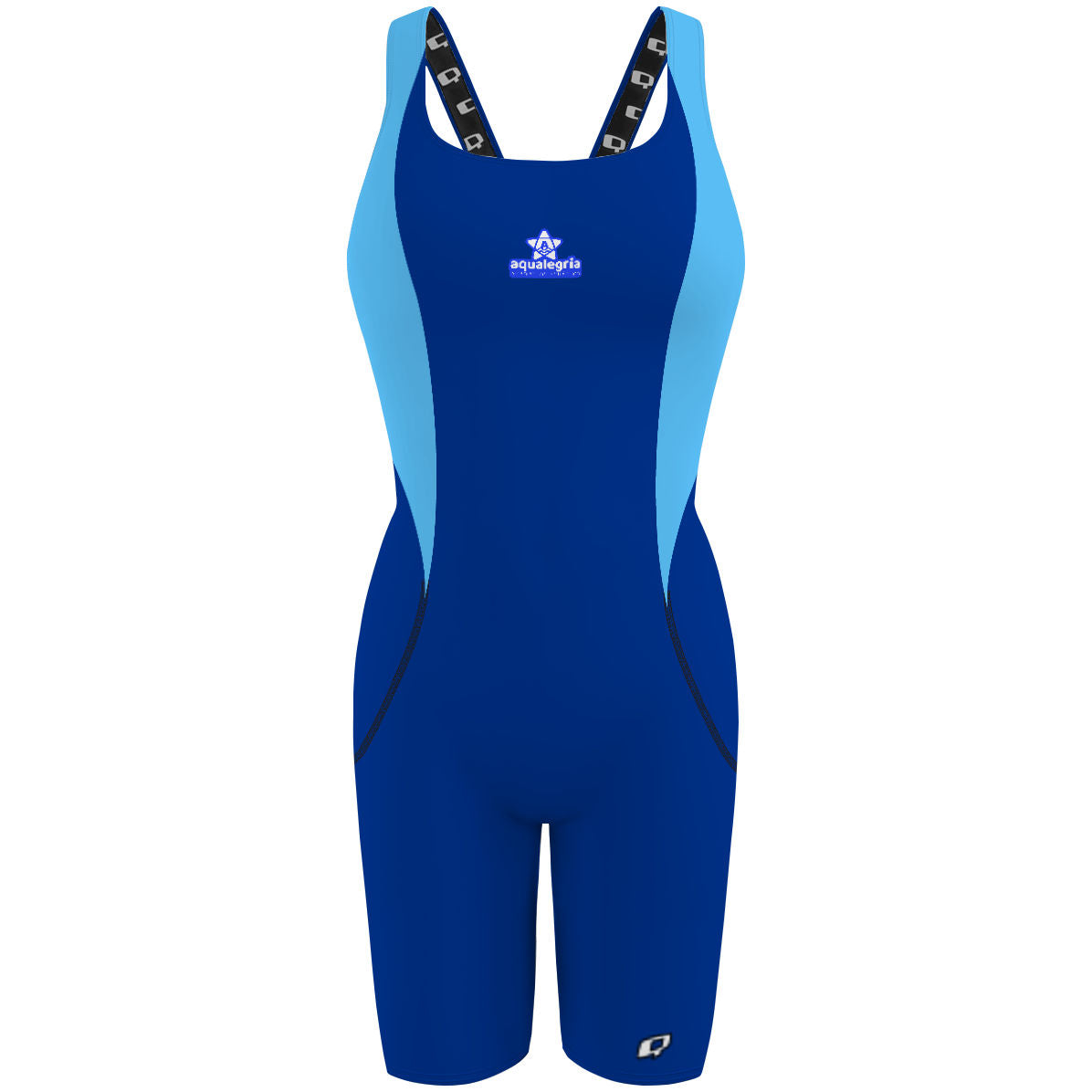 Aqualegria - PBT solido rey/turquesa - Classic Strap Long Knee Women Jammer