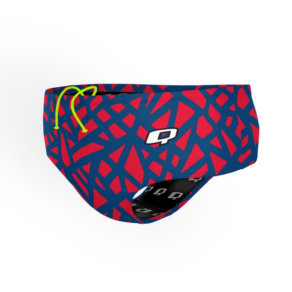 Angle-Navy/Red-20 - Classic Brief