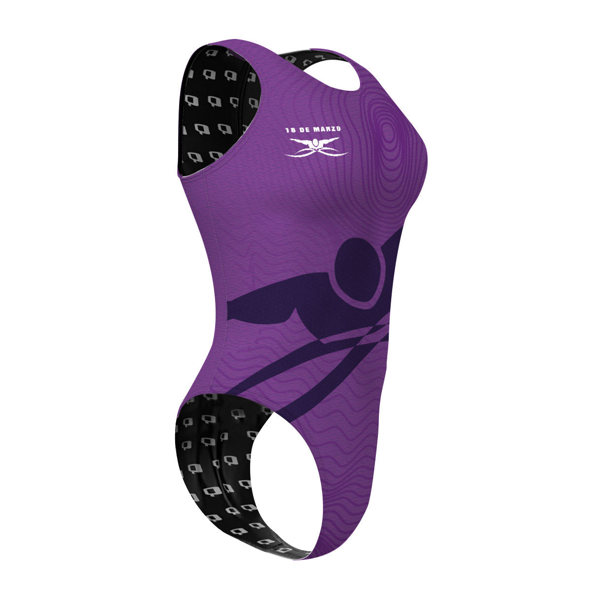 18 de marzo team - Women's Waterpolo Swimsuit Cheeky Cut