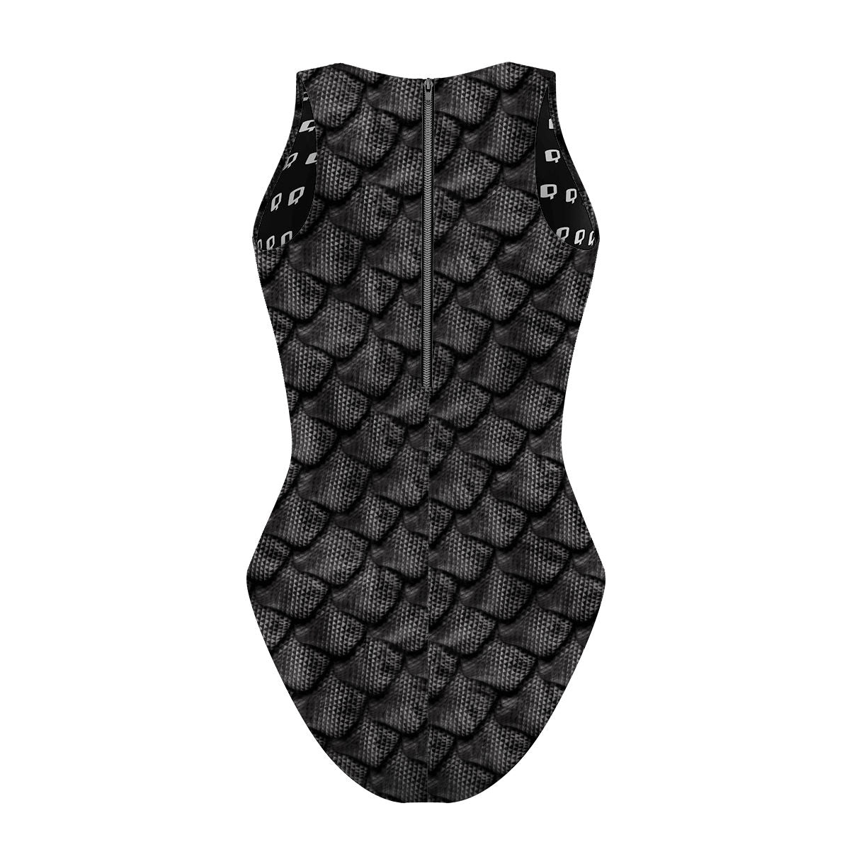 Black Scales - Women's Waterpolo Swimsuit Classic Cut
