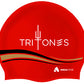 GORRA LISA AQ ROJA TRITONES 3 TINTAS