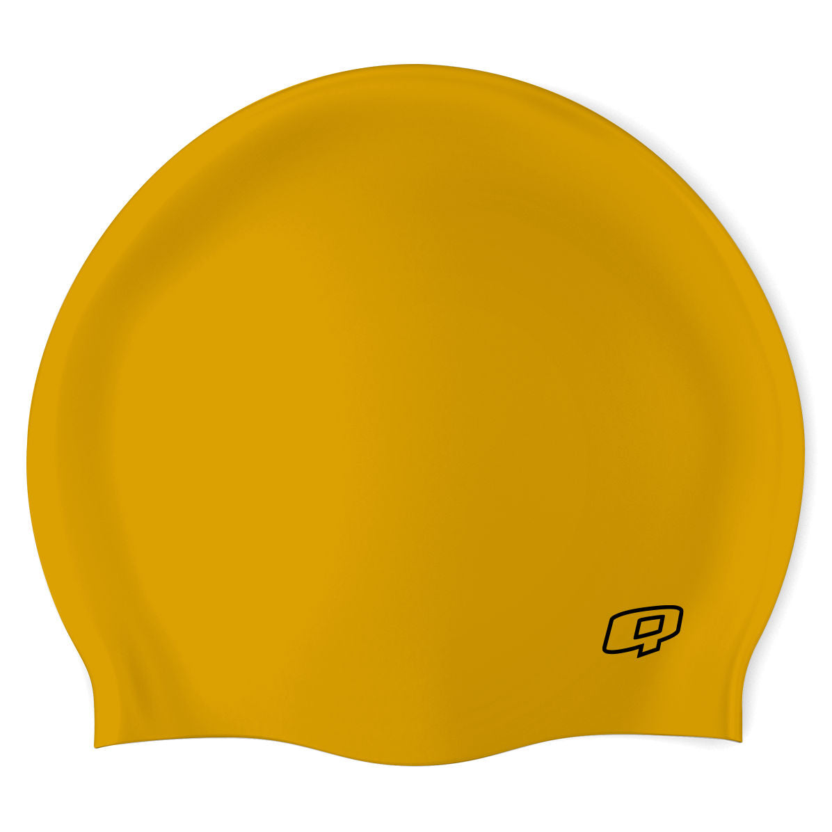 Q - Gold - Wrinkle-Free Silicone Swimming Cap