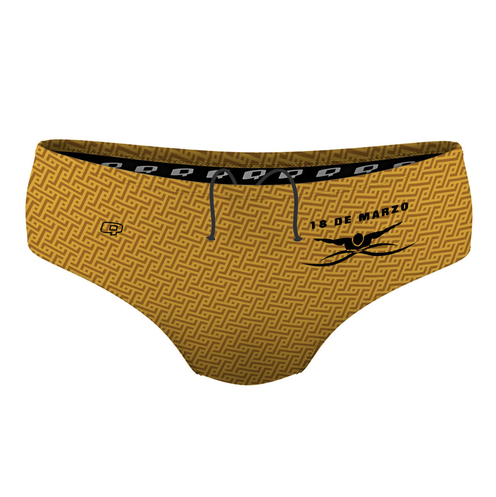 18 de Marzo - Dorado - Classic Brief Swimsuit