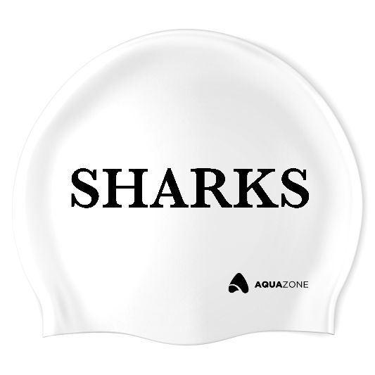 Sharks - Silicone Swimming Cap