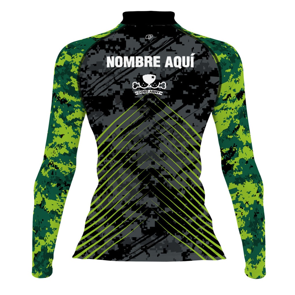 Dogs Army - Women's Surf UPF50+ Long Sleeve Rash Guard
