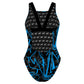 Labyrinth (3 colors) - Classic Strap Swimsuit