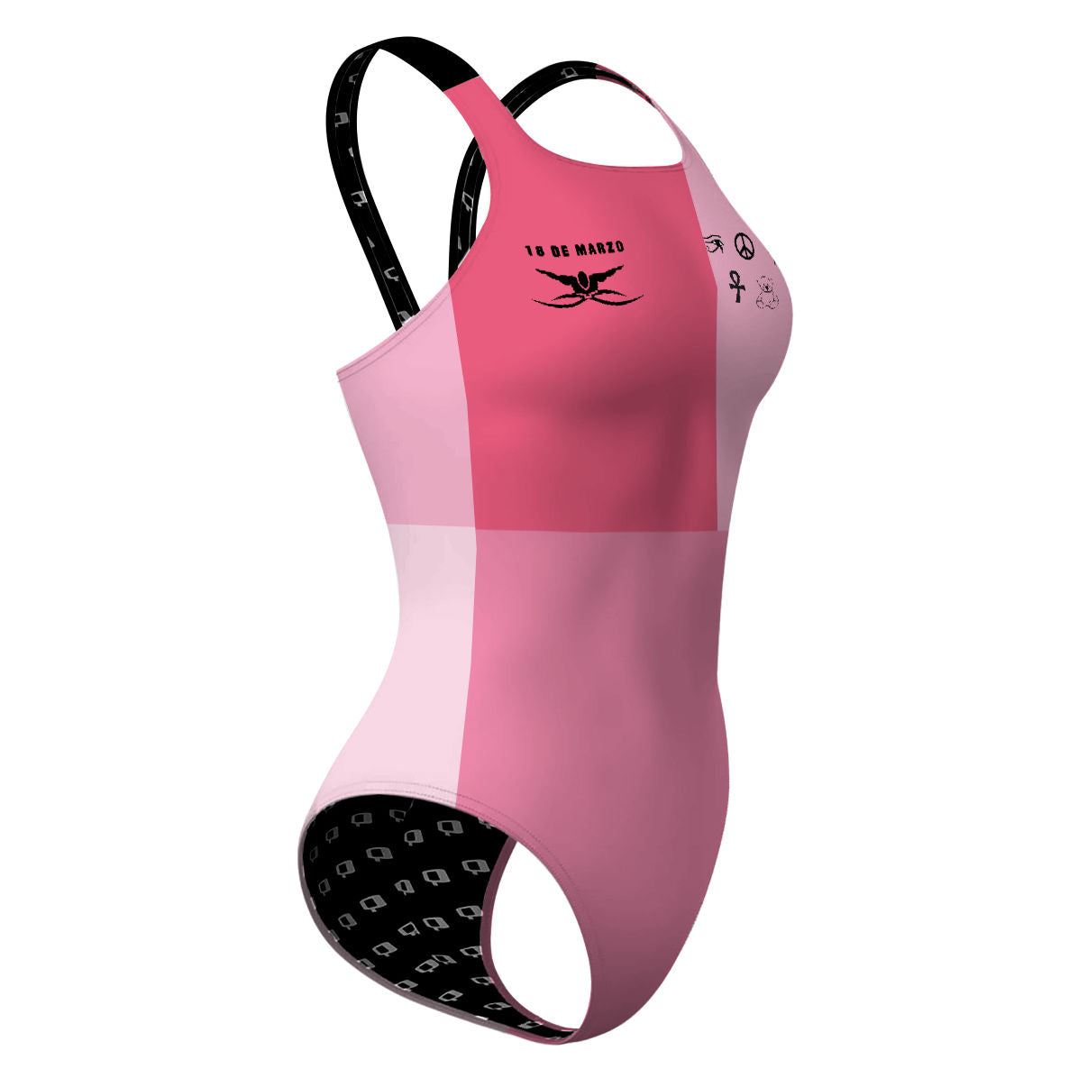 18 de Marzo - Rosa - Classic Strap Swimsuit