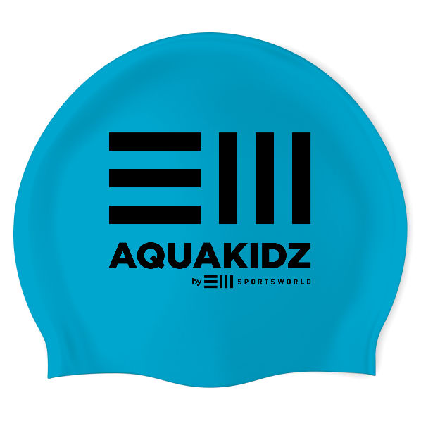 Sports World - Tiburon (ABL/02) - Gorra Redonda de Silicón para Natación