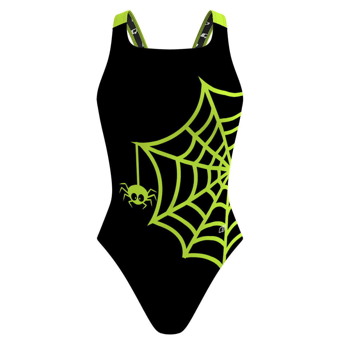 Neon Web - Classic Strap Swimsuit