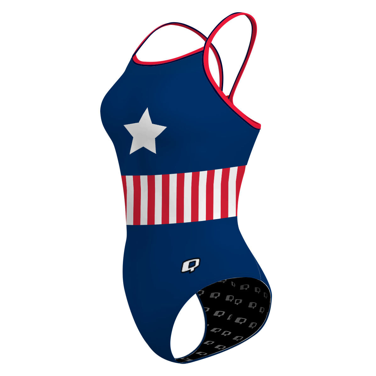 Cap'n Swimmer - Skinny Strap Swimsuit