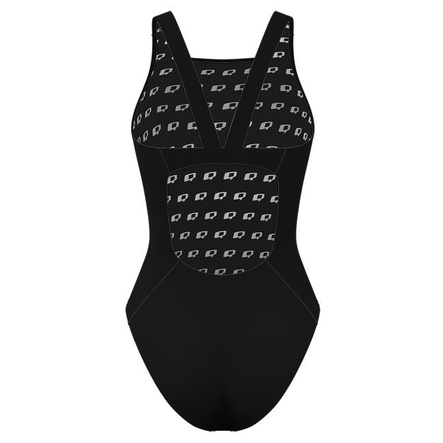 Body Fit - Solid Classic Strap Swimsuit - PERSONALIZED