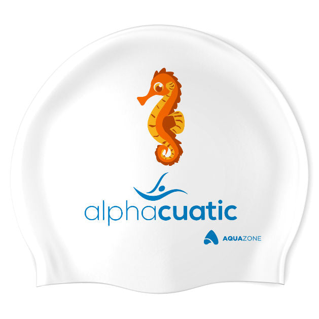Caballito - Alphacuatic (WHT/04) - Classic Silicone Swimming Cap