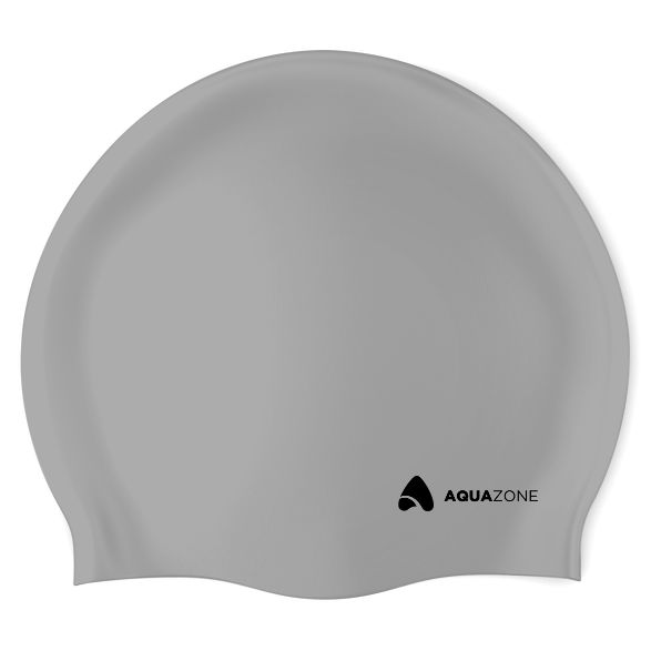 Gorra de Silicon Plata Aquazone - Silicone Swimming Cap