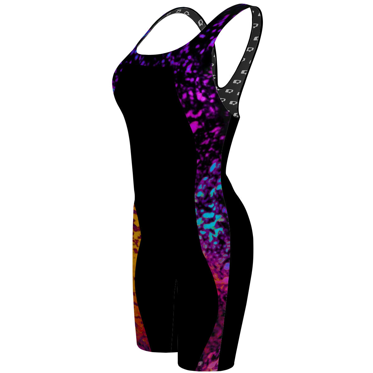 Retro Splash - Costados semi-sublimado - Classic Strap Long Knee Women Jammer