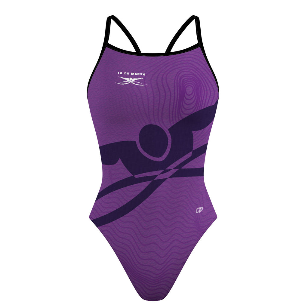 18 de Marzo Team - Skinny Strap Swimsuit