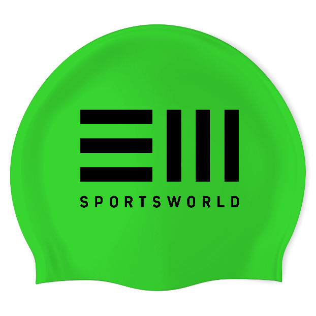 Sports World - Rana  (DGG/02) - Gorra Redonda de Silicón para Natación