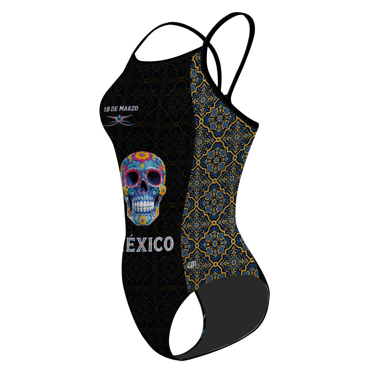 CALAVERA - Traje de baño Skinny strap
