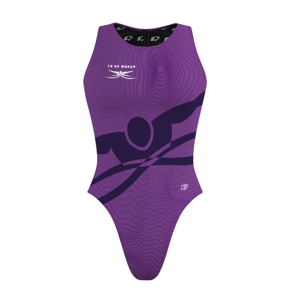 18 de marzo team - Women's Waterpolo Swimsuit Cheeky Cut